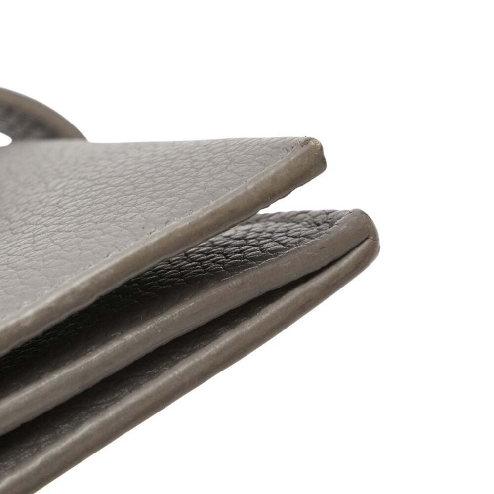 Saint Laurent Sac de Jour Long Wallet 504981 Gray Leather Women's SAINT LAURENT - Picture 5 of 14